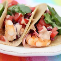 Shrimp Tacos with Cabbage
